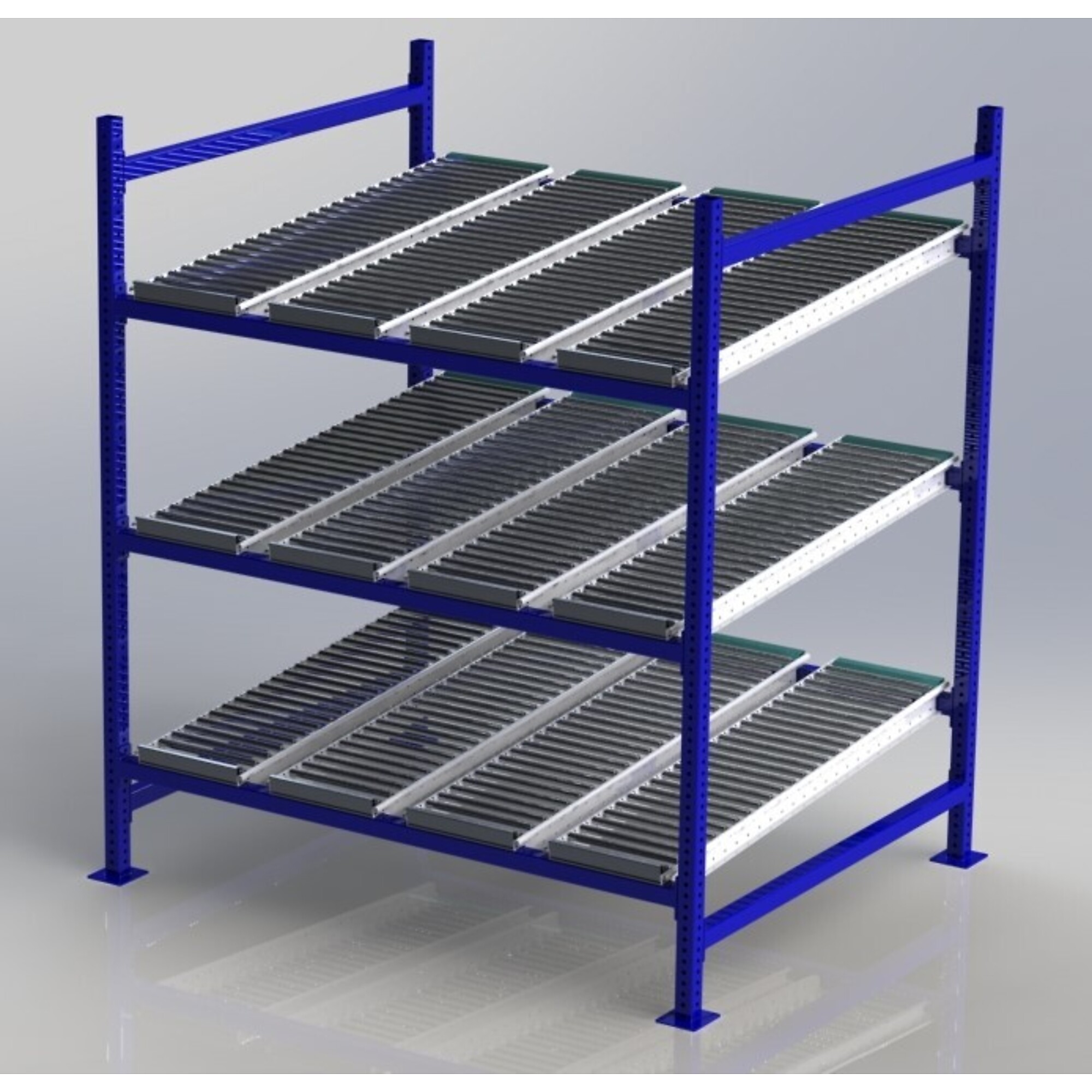 Unex Gravity Flow Rack Starter, 72in x 60in. x 48in., Model# CF99SR60483-S